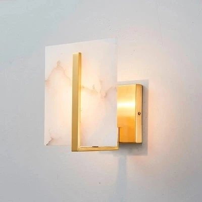 Полностью медный латунный современный светильник роскошный прикроватный