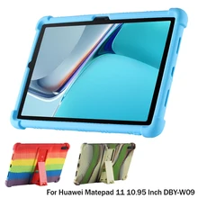 Drop Resistance Protective Tablet Case For Huawei Matepad 11 10.95 Inch DBY-W09 Durable Fashion Soft Red Blue Shockproof Cover