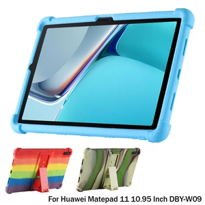 drop resistance protective tablet case for huawei matepad 11 10 95 inch dby w09 durable fashion soft red blue shockproof cover free global shipping