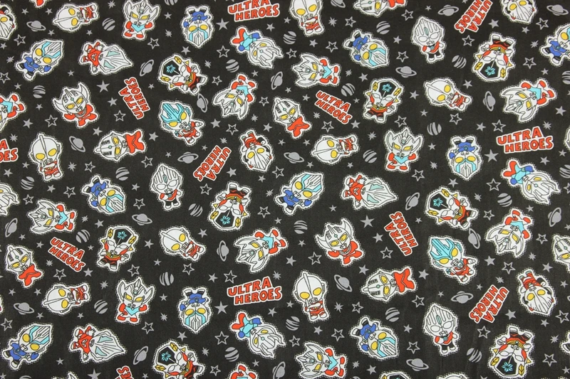 

45*110cm Plain Weave Cotton Cartoon Star Printing Fabric Sewing Material Quilting Patchwork Needlework DIY Handmade Cloth Dress