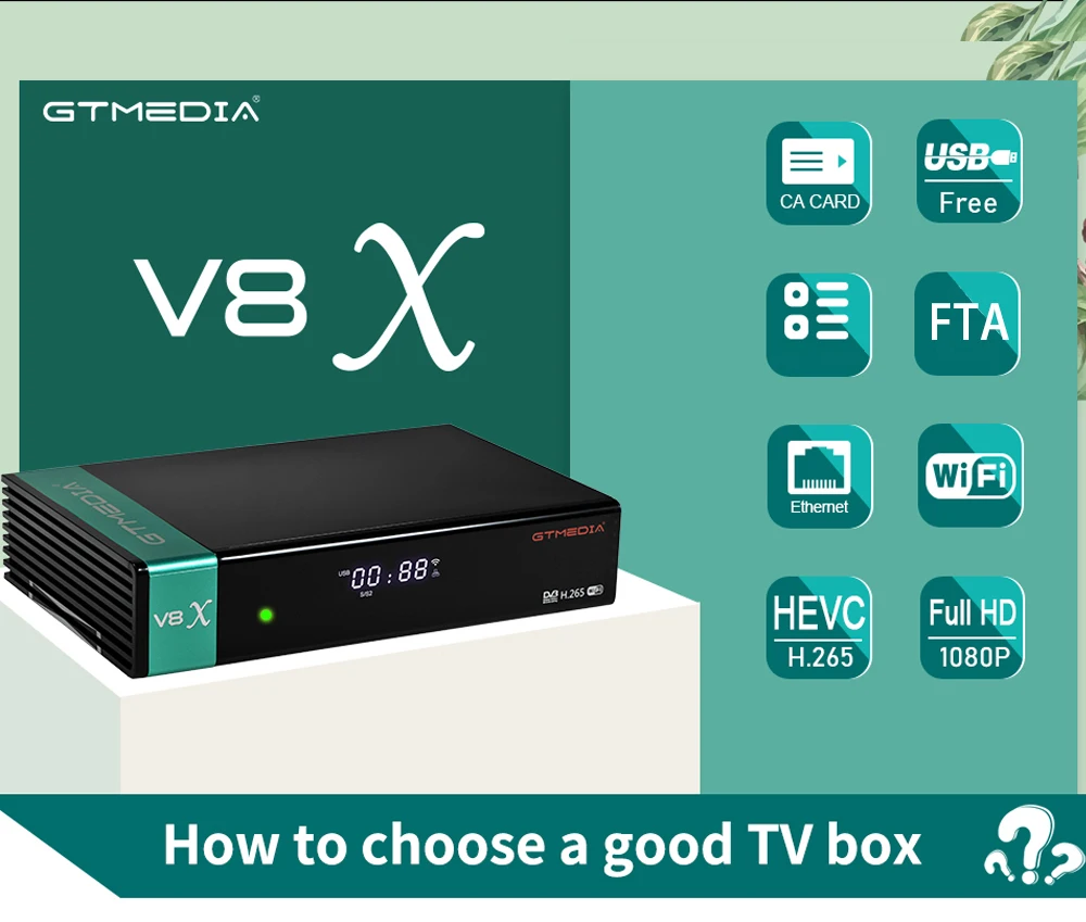 Распродажа спутниковый ресивер Gtmedia V8X аналогичный V8 NOVA V9 Prime Honor full hd gtmedia v7 s2x с usb