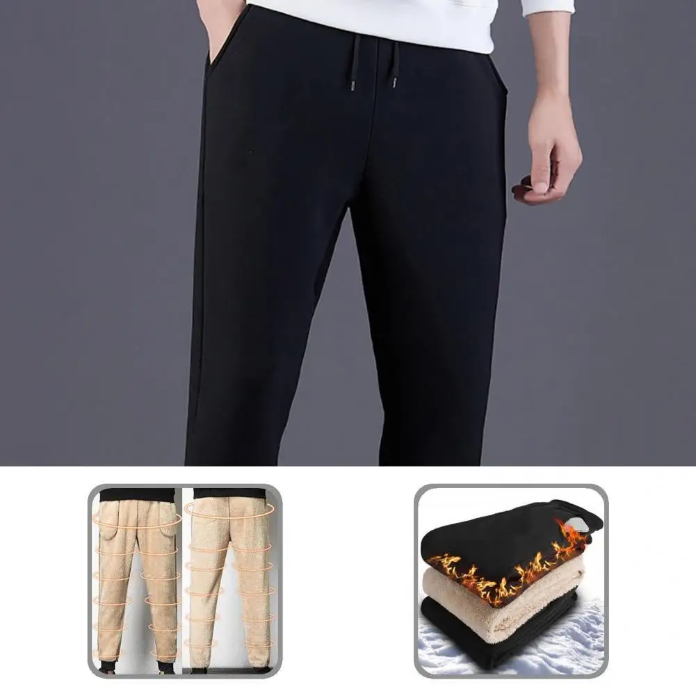 

Casual Great Padded Fit Sweatpants Straight Winter Trousers Slim for Sleeping