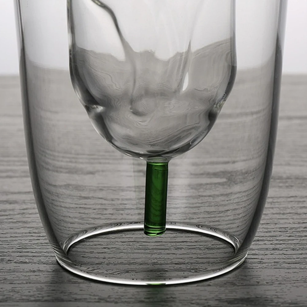 180 мл двухслойный бокал для вина в форме розы Коктейльная чашка ликера домашний