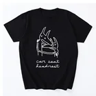 Футболка на подголовник автомобильного сиденья, футболка с изображением альбома, двойные фантазийные топы, боди, американская индийская рок-группа, повседневные хлопковые футболки, одежда в подарок