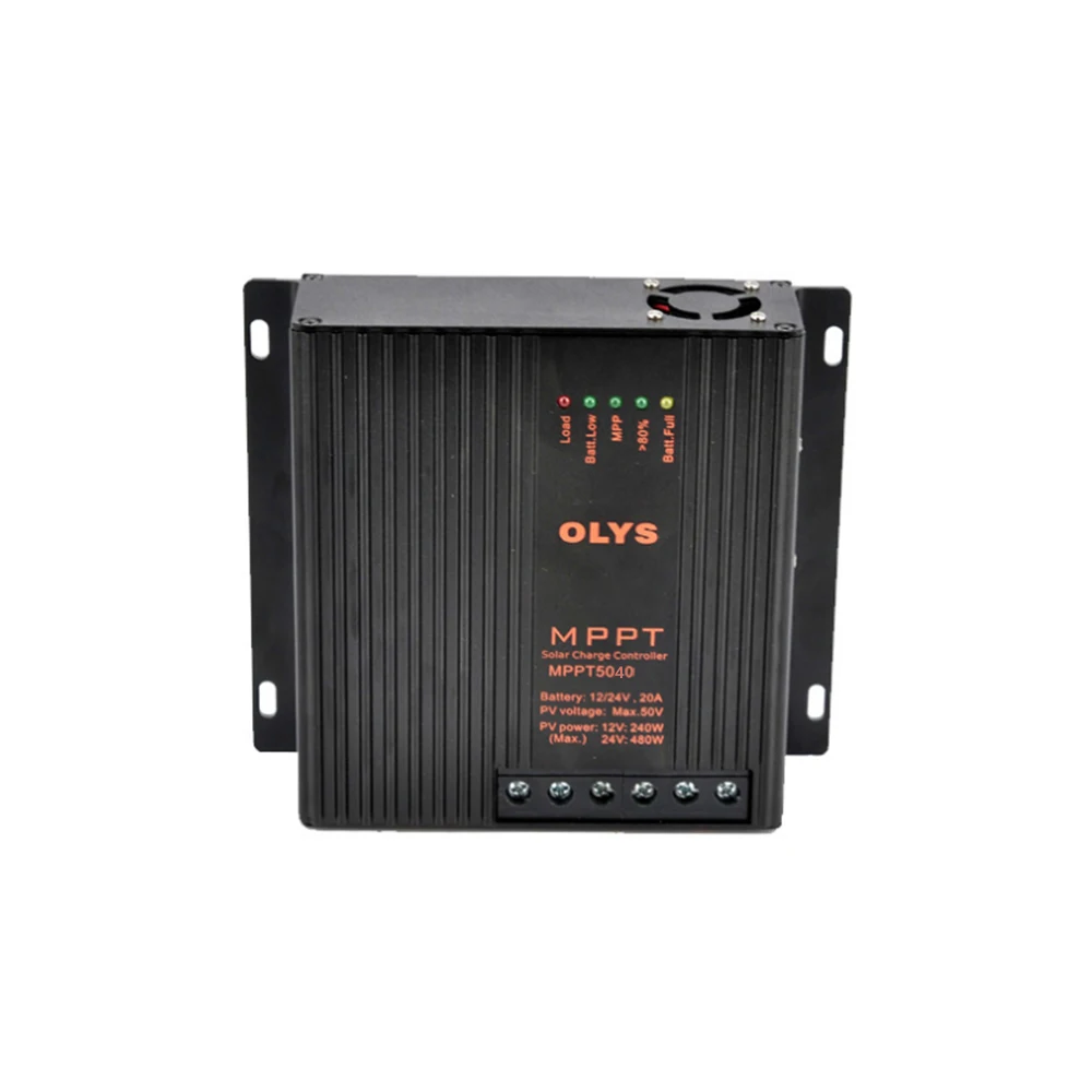 Регулятор заряда 40A MPPT 12 V/24 V MPPT контроллер солнечного заряда фотогальваническая система управления от солнечной системы SOC умная система управления