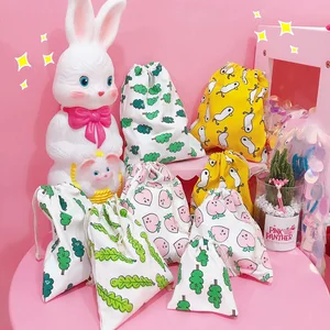 Органайзер из хлопка и льна Сумочка в цветочек, 3 шт.компл., Симпатичный мешочек для парфюмерии, ароматический мешочек мешочков, мешочек для нижнего белья, с индивидуальным логотипом