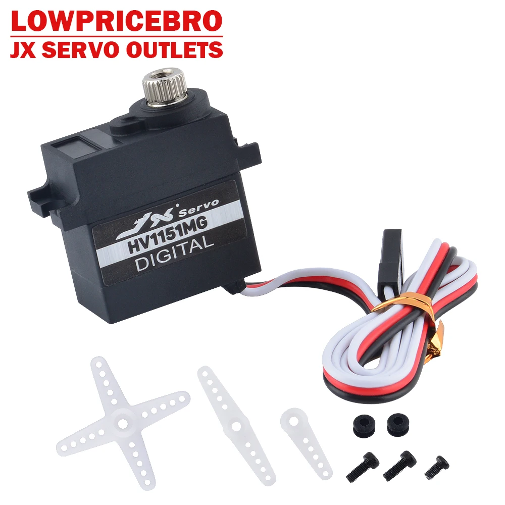 JX PDI-HV1151MG 4,5 кг Цифровая металлическая Шестерня HV микро сервопривод для радиоуправляемых автомобилей RX-4 гоночных автомобилей BRX01 Гусеничный JX PDI-HV1151MG 4,5 кг Цифровая металлическая Шестерня HV микро сервопривод для радиоуправляемых автомобилей RX-4 гоночных автомобилей BRX01 Гусеничный