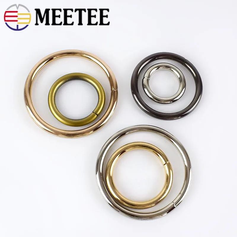 5/10 шт Meetee 16 50 мм Металлические d образные кольца для пряжки ошейник собаки