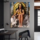 5D алмазная живопись, Набор для вышивки крестиком, мозаика из Египта, алмазная вышивка, Сфинкс, кошка, сделай сам, квадратная, круглая, сверло, Декор