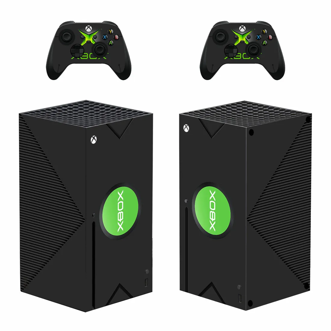 

Наклейка для Xbox серии X и 2 контроллера Xbox серии X, Виниловая наклейка