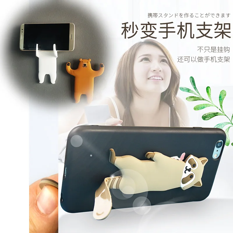 

Wall Hanging Hook Cartoon Animals Storage Hook Free Nail Single Wall Hooks Decorative Home Decor Wall Hook Key Hair Pin Holder