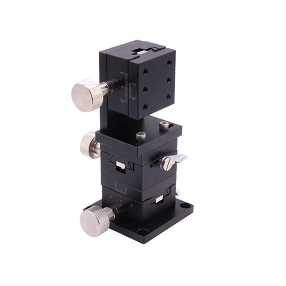 XYZ axis LWD2542 направляющая для паза в форме ласточкиного хвоста, платформа с ручным смещением, регулируемая нагрузка на стол для слайда, 24,5 Н, 25 х42 мм