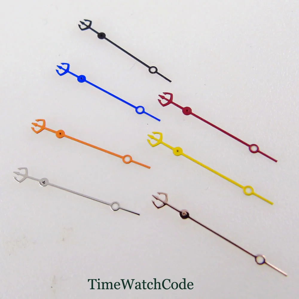 

Watch Second Hands Needles Fit For Seiko NH35 NH36 4R36 7S36 7002 7009 Black/Silver/Blue/Red/Orange/Yellow/Rose Gold