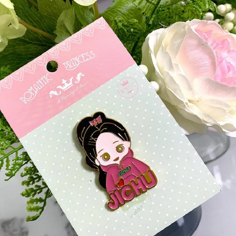 

JCBlackH Pink Metal Brooch Badge Badge Badge Cartoon Cute Girl Decoration Clothing Baby Buckle Korean Peripheral