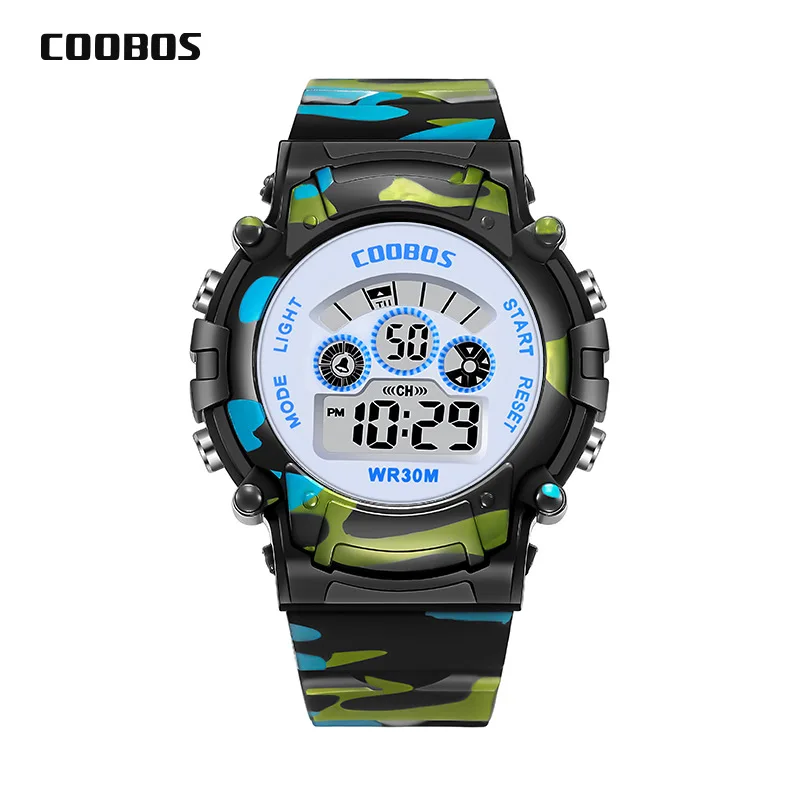 

New Fashion Sport Children Date Watches For Boy Girl Digital Watch LED Sports WristWatch Kids Alarm Military Watch Relogios Gift