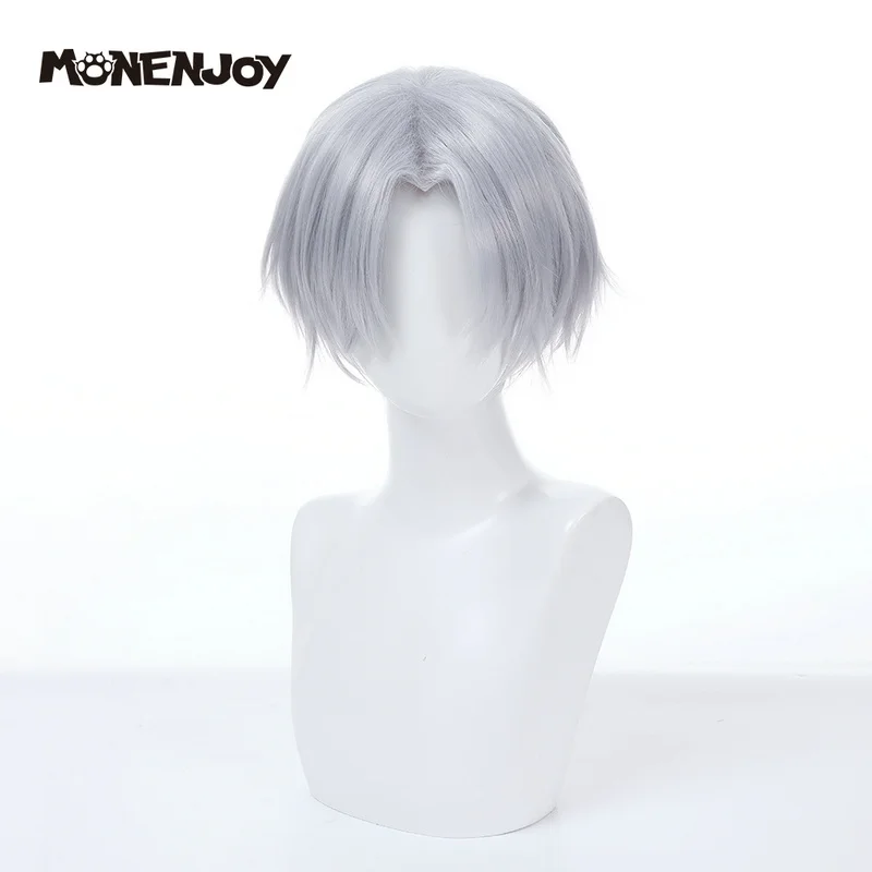 Парик для косплея Monenjoy светильник and Night серая короткая стрижка | Тематическая