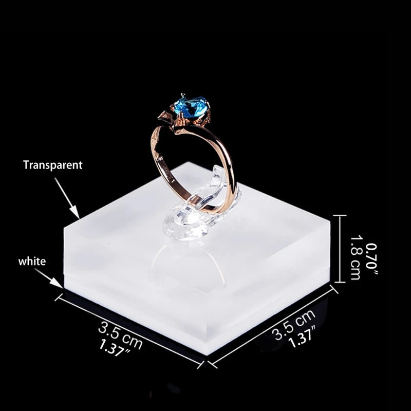 Natural Bamboo Jewelry Ring Display Stands Holder Showcase Organizer Wedding Gift Trade Show Gallery Store Props | Украшения и