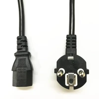 250v 10a eu power cord 1 5m 1 8m 3m euro plug iec c13 power adapter cable 0 75mm2 for desktop pc monitor printer tv projector
