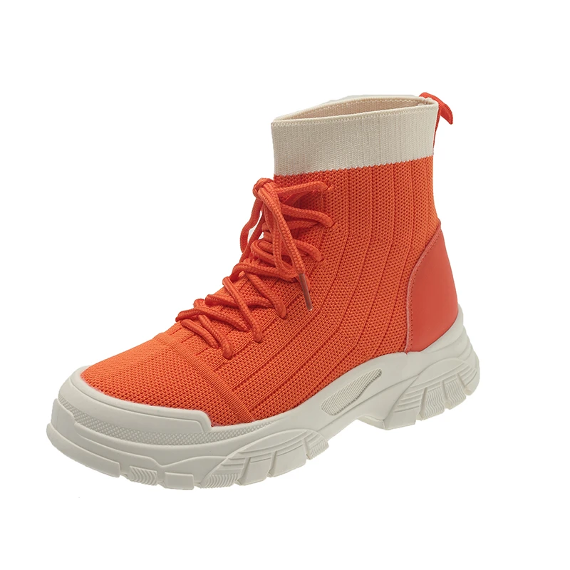 

Женские ботинки, высокие кроссовки на платформе, повседневная обувь, женские ботильоны, осенне-зимние ботинки для верховой езды, женская об...