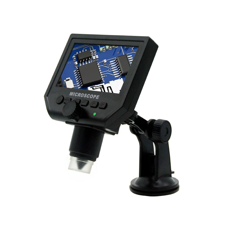 USB электронный видео микроскоп 600X цифровой 4 3 дюймов HD ЖК дисплей паяльный