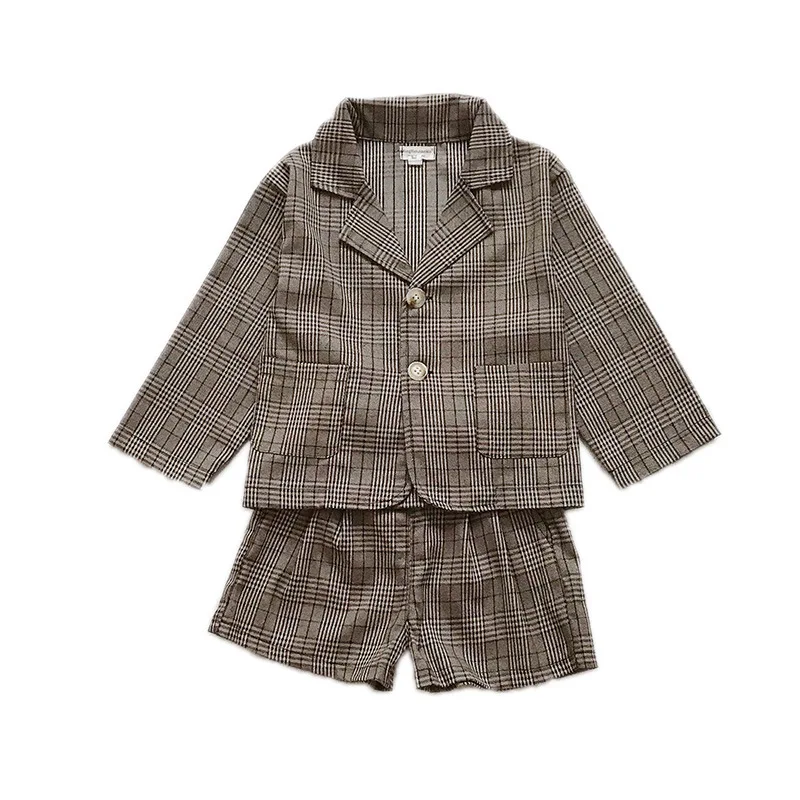 Casual Black Spring Summer Children's Clothes Suit Baby Boys Coat + Pants 2pcs/Set Kids Teenage Top School Beach Boy Clothing