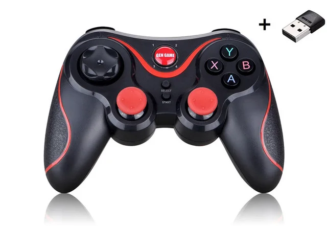 With Receiver Унив. Игровой S3 беспроводной Bluetooth 3,0 геймпад пульт дистанционного управления игровой джойстик контроллер для Android мобильный смартфон/проектор/ПК - Цвет: With Receiver