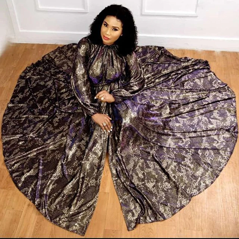 

Turkish Dresses For Women Party African Clothes Puff Sleeve Loose Long Maxi Dress Femme Gowns Robe Sexy Formal Evening Garment