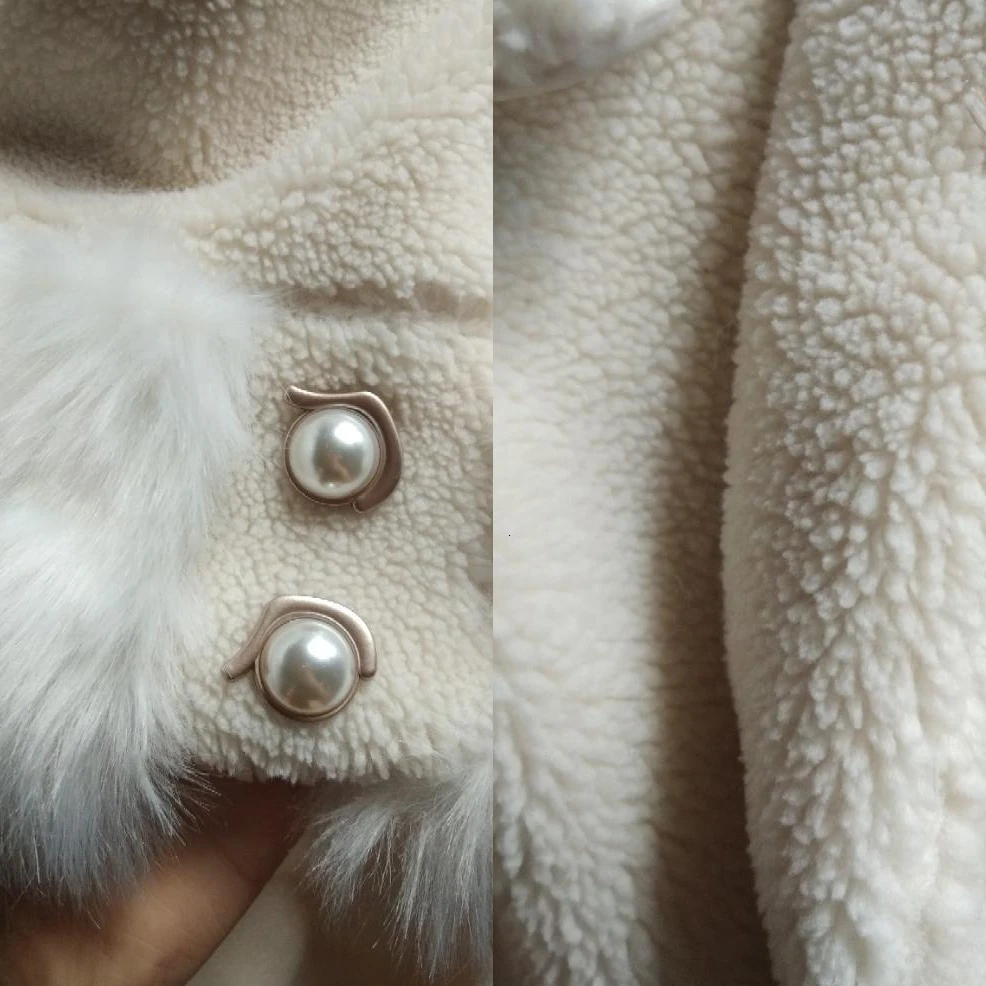 Женская куртка большого размера 5xl из искусственного меха пальто с воротником