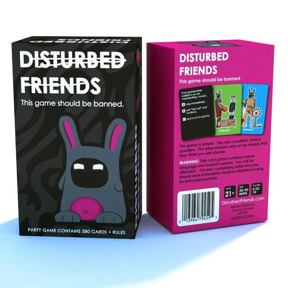 Explosion DISTURBED Confused Friends Extended Edition Adult Board Games | Wooden Blocks