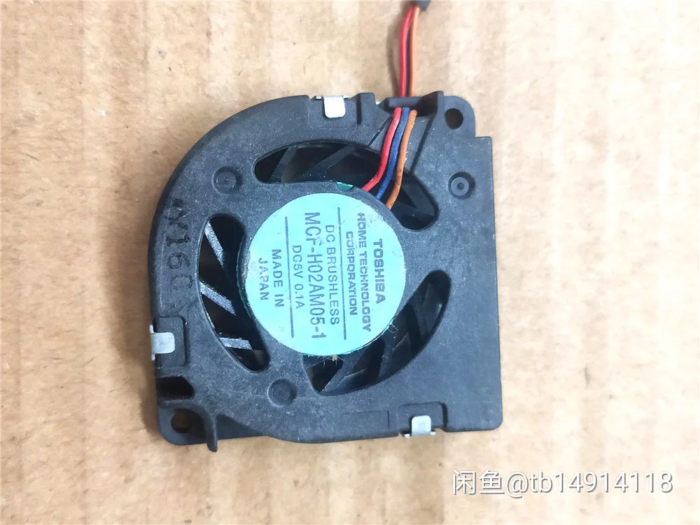 Охлаждающий вентилятор для процессора Toshiba MCF-H02AM05-3 MCF-H02AM05-1 5V 0.1A, охлаждающий вентилятор
