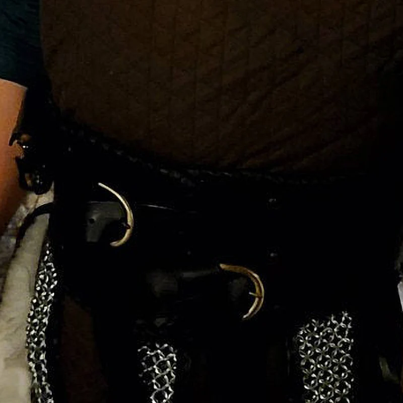 Ремень в средневековом кельтском стиле для мужчин плетеный тяжелый армированный