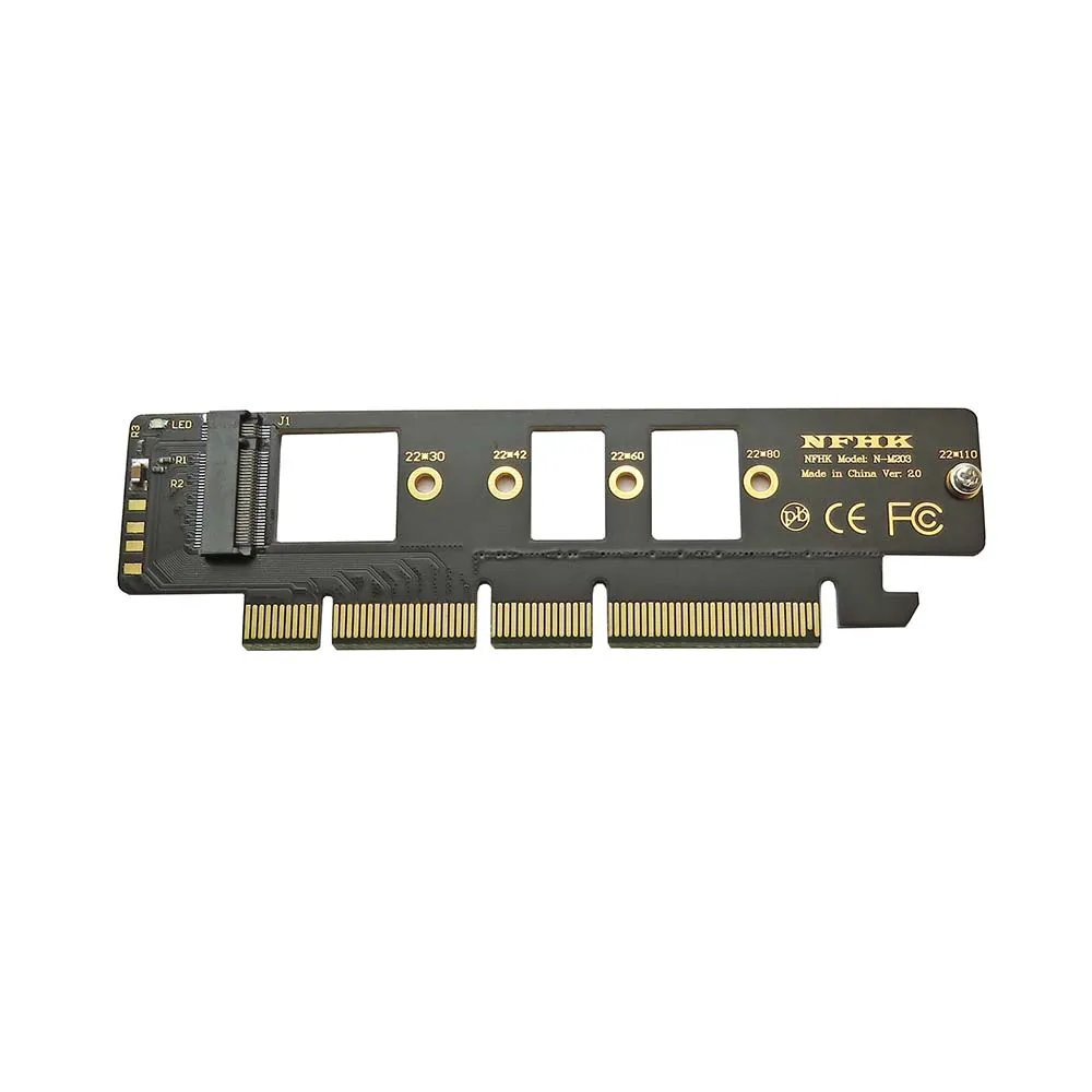 

Адаптер 22110 NVMe M.2 NGFF SSDto PCIe x4 к NVMe M.2