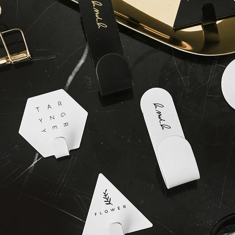 

Минималистичный геометрический Железный скандинавский штатив, кухонный самоклеящийся нержавеющий бесшовный крючок для ногтей с бесплатн...