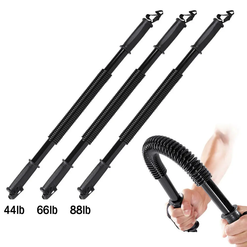 

Heavy Duty Spring Chest Power Bar Twister Upper Body Arms Strength Training