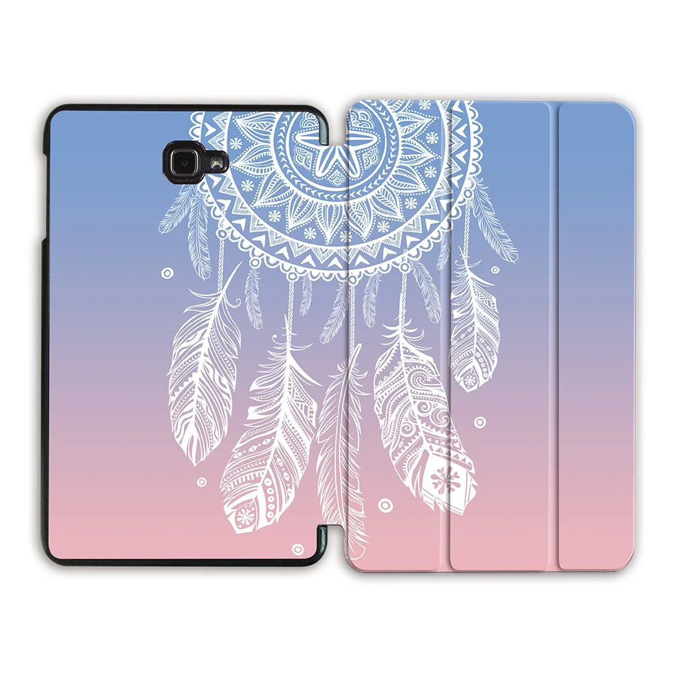 MTT из искусственной кожи чехол для samsung Galaxy Tab A A6 10,1 дюймов T580 T585 SM-T580 SM-T585 пурпурный флип смарт-чехол для планшета - Цвет: SS14