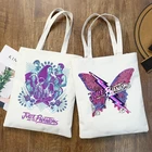 Julie And The Phantoms дамские сумочки, тканевая Холщовая Сумка-тоут, шоппинг для путешествий, женские экологически чистые многоразовые сумки через плечо, сумки