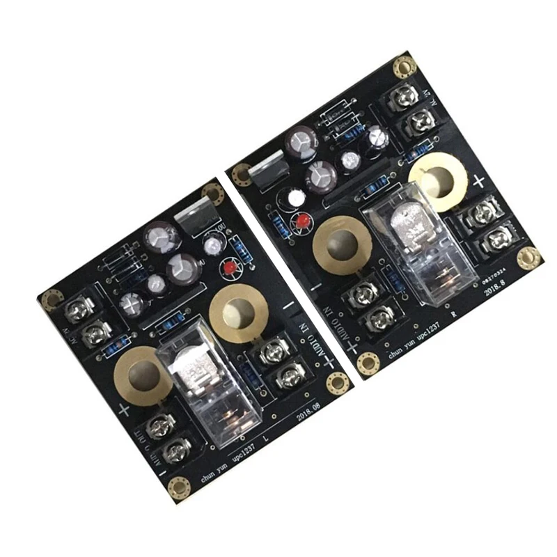 2 шт. UPC1237 LM7812 16A 1200 Вт AC12V 18V HiFi усилитель защита динамика собранная плата D3