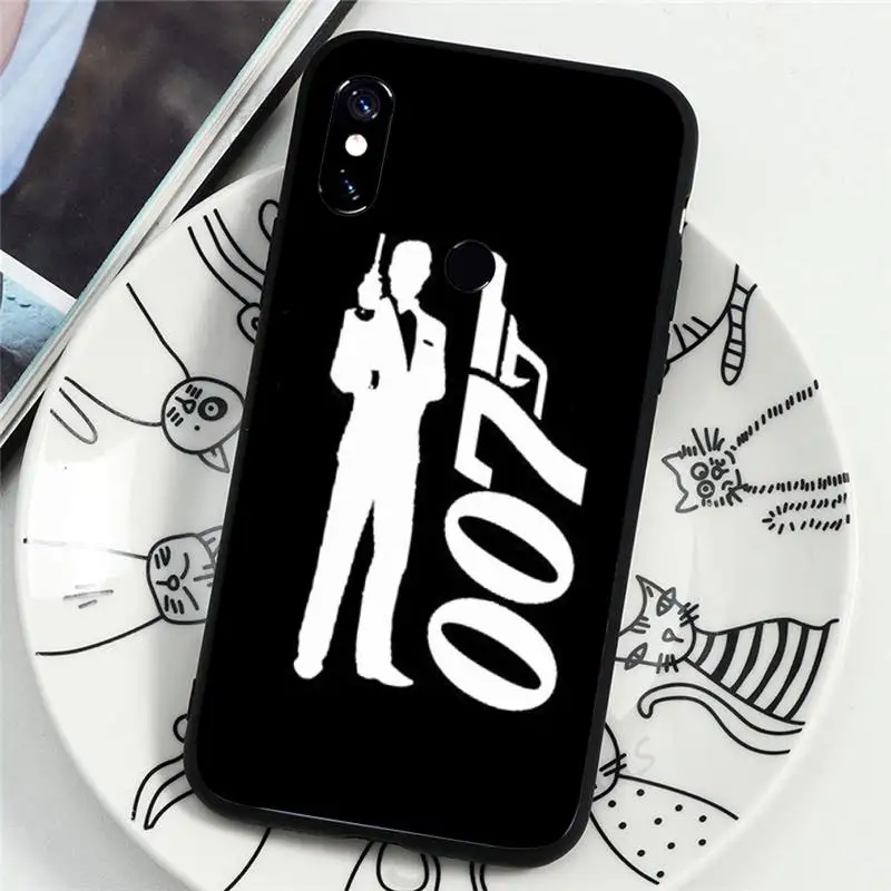 

James bond 007 movie Phone Case For Xiaomi Redmi note 7 8 9 t k30 max3 9 s 10 pro lite
