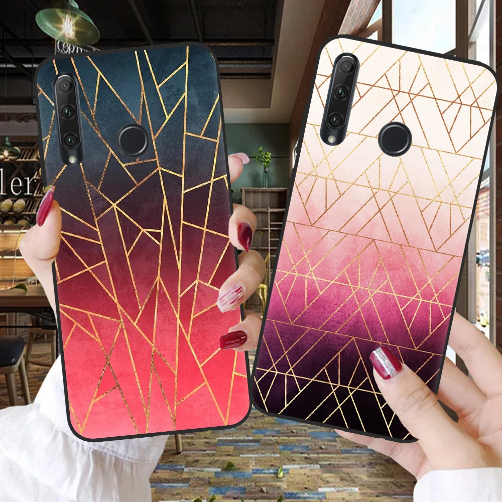 Чехол для Huawei Honor 10 20 30 Lite 10i 30i 8C 8X 9X Pro 10X чехол с мраморной текстурой