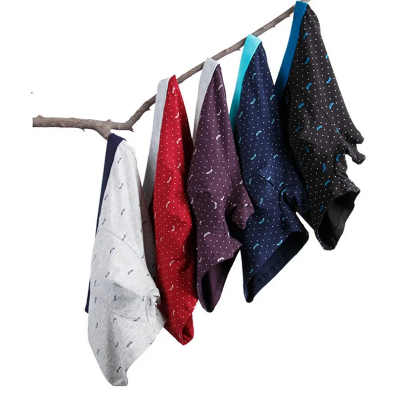 Нижнее белье мужское 3/4/5 шт./лот 9XL брендовые хлопковые боксеры дышащее пикантное