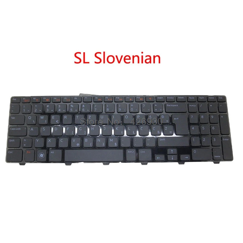 

Laptop SL Keyboard For DELL For Inspiron 15R N5110 M5110 M511R P17F Slovenian 0KY6PY KY6PY 90.4IE07.S1F V119625AK1 new