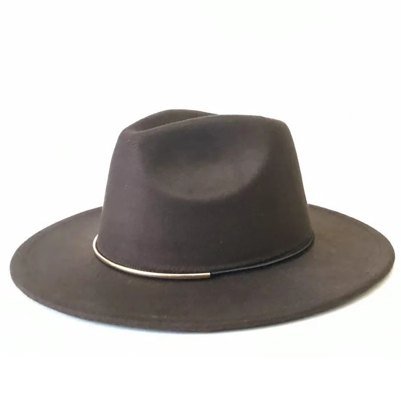 YOYOCORN European American Round Cap Bowler Hats Feminino Gorra Autumn Imitation Woolen Women Men Ladies Fedoras Top Jazz Hat | Аксессуары