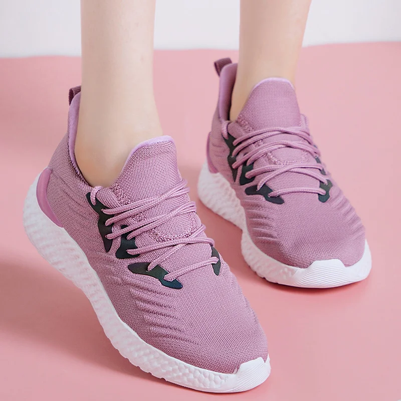 Осенняя женская повседневная обувь дышащие кроссовки 2019 года Новое поступление