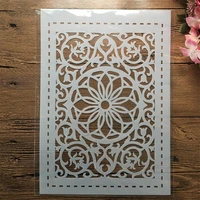 a4 29cm geometry wheel frame diy layering stencils wall painting scrapbook coloring embossing album decorative template