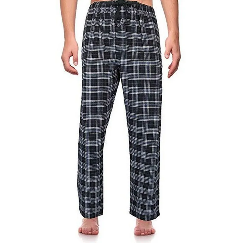 

Классические Осенние брюки из полиэстера, повседневные клетчатые домашние брюки