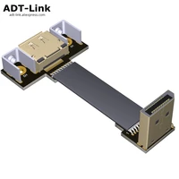 displayport extension cable dp 4k 60hz 1 2v cord elbow angled adapter 5cm 2m fpc display port ribbon flat female bracket