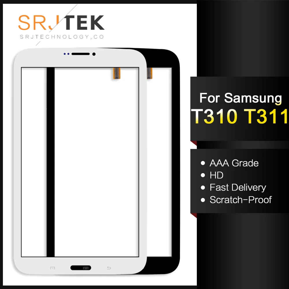 SRJTEK 8 &quotсенсорный экран для Samsung Galaxy Tab 3 0 T310 SM сенсорный планшета Стекло сенсор
