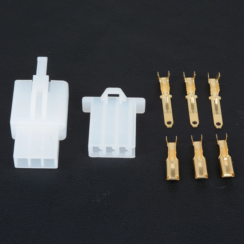 

40 Set Practical Auto Electrical 2 3 4 6 Pin 2.8 mm Wire Terminal Connector with Fixed Hook Male Female Terminals Housing