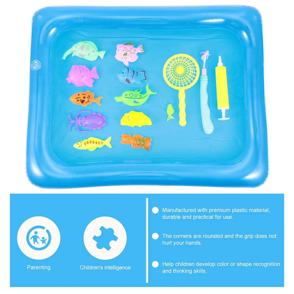1 Set 15 Uds ni&ntilde;os juguetes juego de pescar juguetes educativos para ni&ntilde;os (colores surtidos)-3