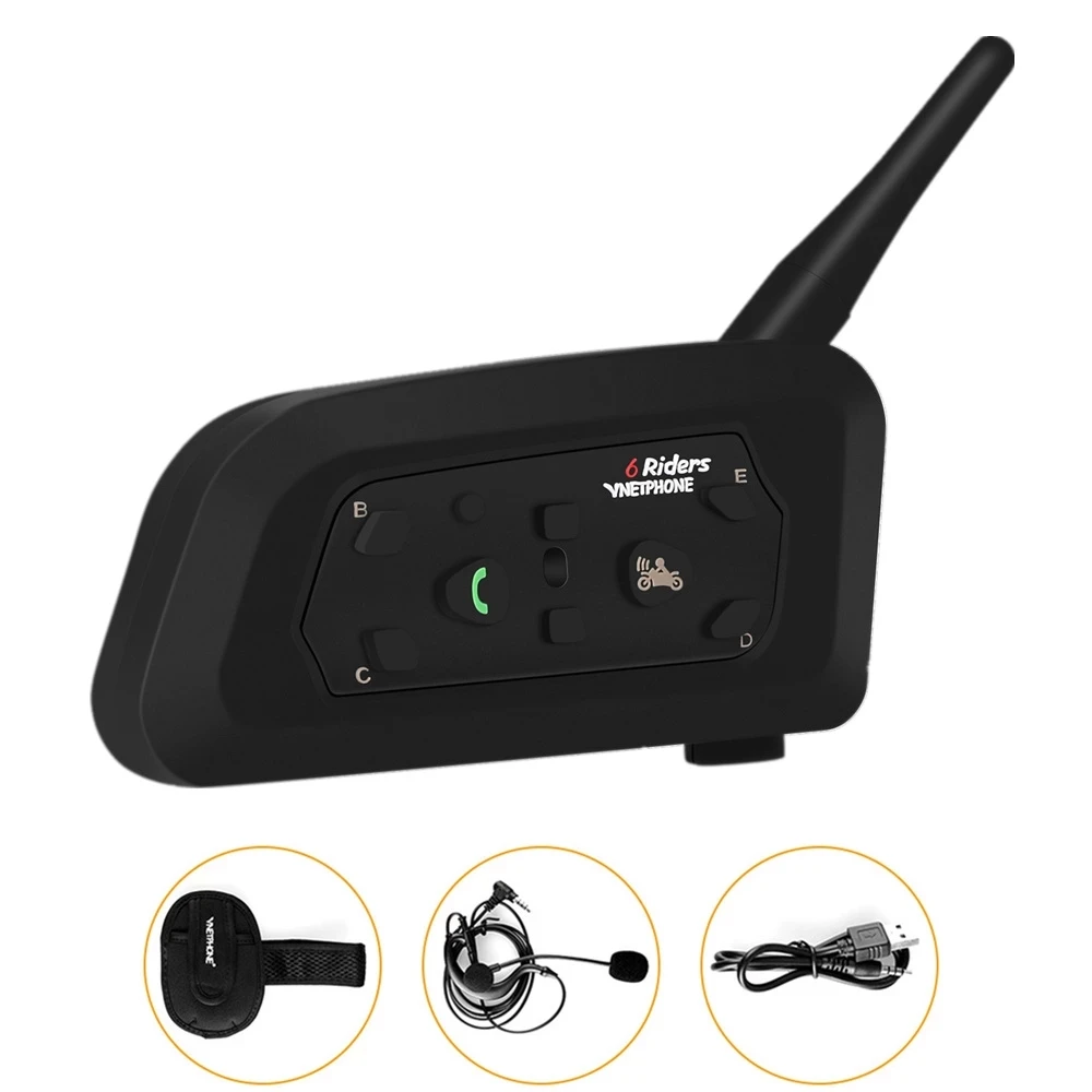 Гарнитура рефери VNETPHONE V6C 2 6 Группа Bluetooth общение между футболом гандбол Футбол